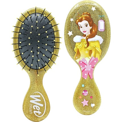 Perie păr Wet Brush Disney Belle Mini Detangler pentru toate tipurile de păr