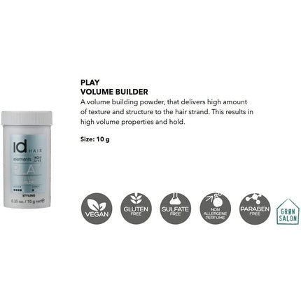 Pudră Volum Păr Id Hair Elements Xclusive 10g