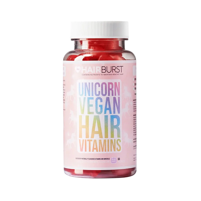Vitamine pentru păr Hairburst Unicorn Vegan Hair Vitamins, pentru susținerea creșterii părului, 60 capsule