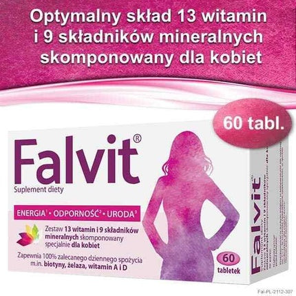 Supliment de Vitamine Falvit Women, 60 Tablete