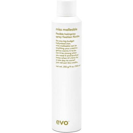 Evo Miss Malleable Flexible Hairspray 300ml