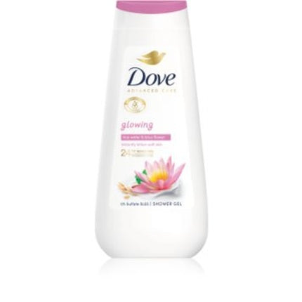 Gel de duș Dove Advanced Care Illuminating, Apă de orez și floare de lotus, 225 ml