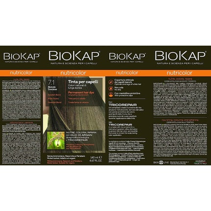 Vopsea de păr, Bios Line, nuanță blond suedez, 140ml