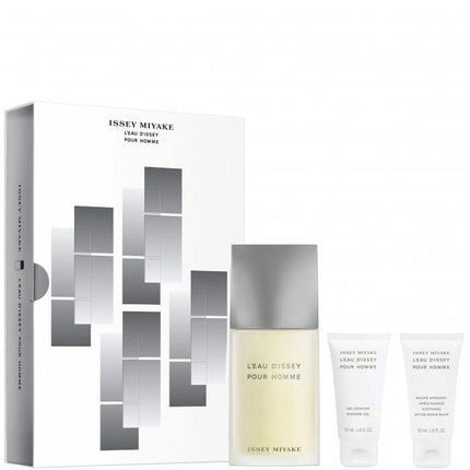 Set cadou, Issey Miyake Dissey Homme Eau De Toilette, Gel Douche, After Shave, 125ml/50ml/50ml