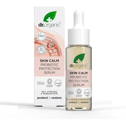 Ser protectie piele, Dr Organic, Probiotic Calm, 30ml