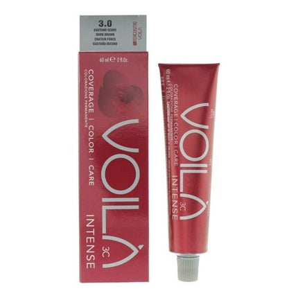Vopsea de păr, Intercosmo Voila 3C Intense 3.0, șaten închis