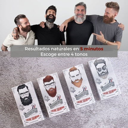 Șampon Culoare Barba Beardburys, 150g, negru