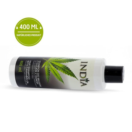 Șampon, India Cosmetics, ulei de cânepă, 400ml