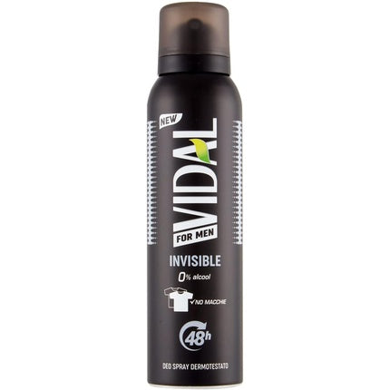 Deodorant spray, Vidal, Invisible, 150ml