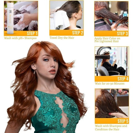 Vopsea păr, Gk Hair, Pearl, blond deschis