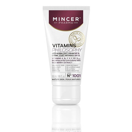Cremă de zi, Mincer Pharma, Anti-Aging, SPF 15, 50 ml