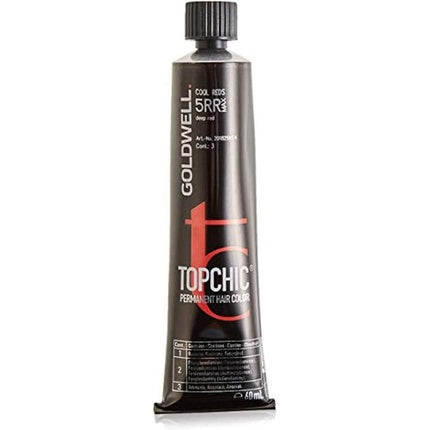 Vopsea de păr permanentă, Goldwell Topchic TB, 5RR roșu intens, 60ml
