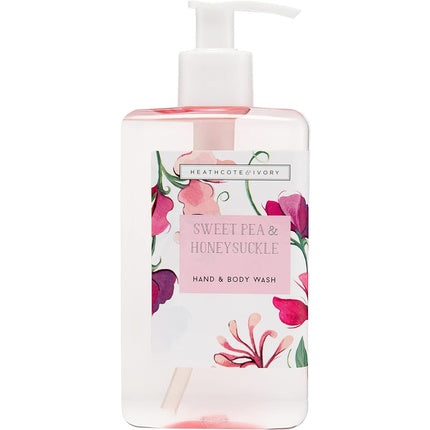 Heathcote & Ivory Sweet Pea & Honeysuckle, Spălare Mâini și Corp, 250 ml