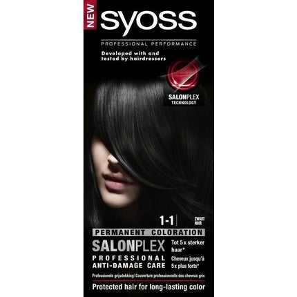 Vopsea de păr, Syoss, Color Baseline, negru