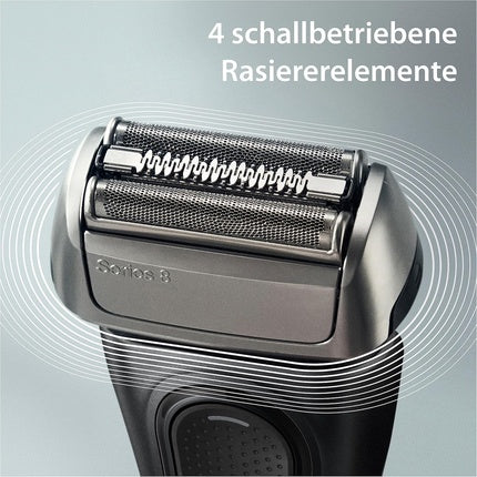 Aparat de ras electric, Braun, Series 8, negru