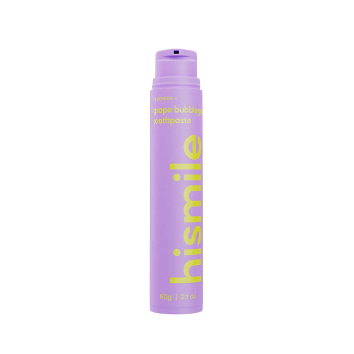 Pastă de dinți Hismile Grape Bubblegum, cu aromă Grape Bubblegum, 60 g