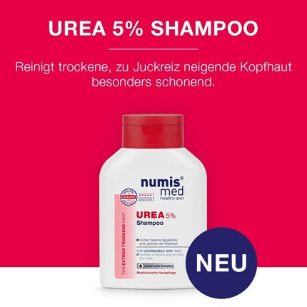 Șampon Numis Med cu 5% Uree pentru Scalp Uscat și Iritat - 200ml