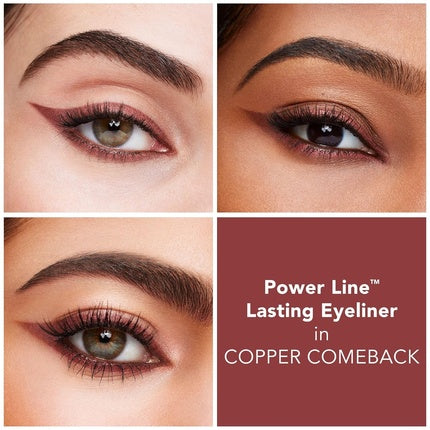 Buxom Power Line Lasting Eyeliner, Retractable Waterproof, Brown