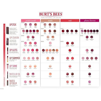 Ruj Burt's Bees Satin Lily Lake maro