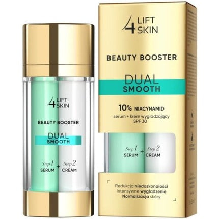 Ser anti-îmbătrânire Lift4skin Dual Smooth 10% niacinamid, cremă SPF30