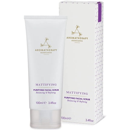Scrub facial, Aromatherapy Associates, matifiant, 100 ml