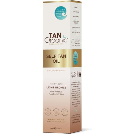 Ulei autobronzant, TanOrganic, 100ml, eco-certificat, vegan
