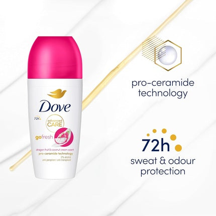 Deodorant Anti-transpirant Dove, Advanced Care Go Fresh Dragonfruit & Coconut, 70 ml