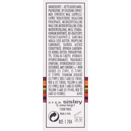 Sisley Phyto Lip Shine Stick, Fuchsia, 0.1 Ounce (22g), Finish Lucios
