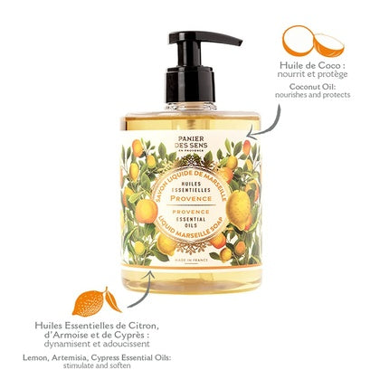 Săpun lichid, Panier Des Sens, Marseille, 500ml, flori