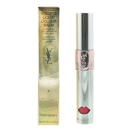 Balsam buze lichid colorat Yves Saint Laurent Volupte 08 Excite Me Pink
