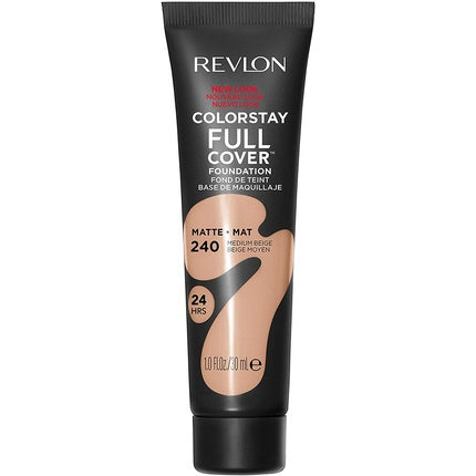 Fond de ten lichid, Revlon ColorStay, rezistent la căldură, nuanța bej mediu, 30ml