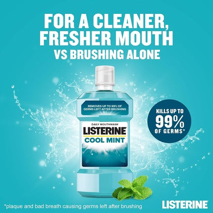 Apa de gura, Listerine Cool Mint, 1 Litru
