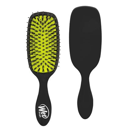 Perie de par, Wet Brush, Shine Enhancer Paddle, cu peri naturali de mistret