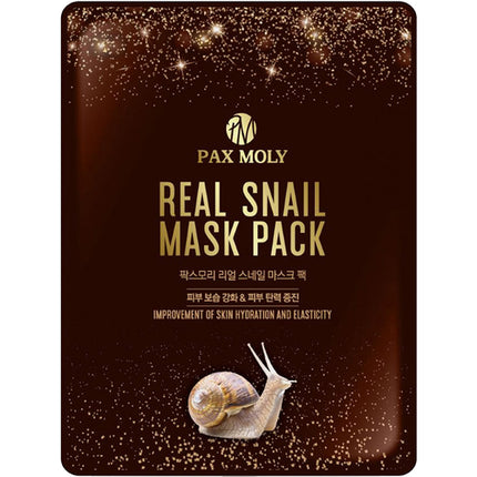 Pax Moly Mască Facială cu Mucus de Melc, Hidratare și Elasticitate, 25 ml