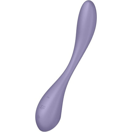 Vibrator electric Satisfyer Flexibil 23cm, 2 motoare, lila