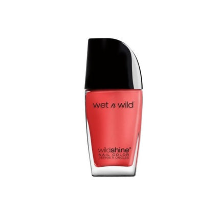 Culoare de unghii Wet 'N' Wild Wild Shine 475C Grasping At Strawberries, Roșu-portocaliu, 10ml