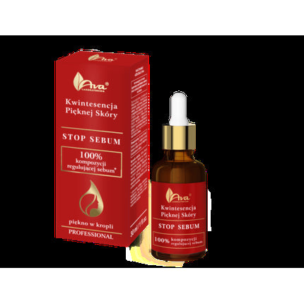 Ser Ava Laboratorium, Stop Sebum, roșu, 30ml