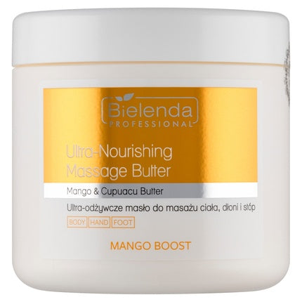 Unt Corporal Bielenda Professional Mango Boost, 500ml, Alb-Galben