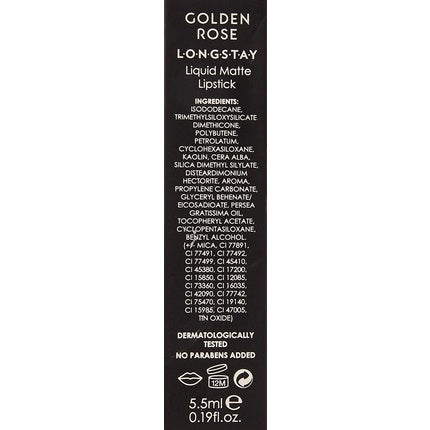 Ruj lichid, Golden Rose, Matte 22, maro