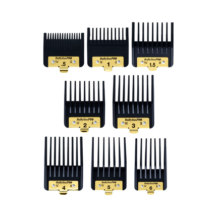 Set de 8 piepteni pentru mașini de tuns Babyliss Pro