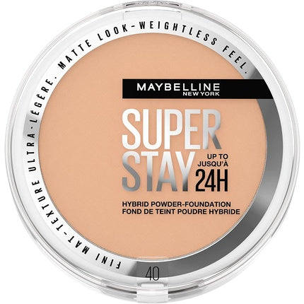 Fond de ten pudră, Maybelline New York, SuperStay 24H, No.40