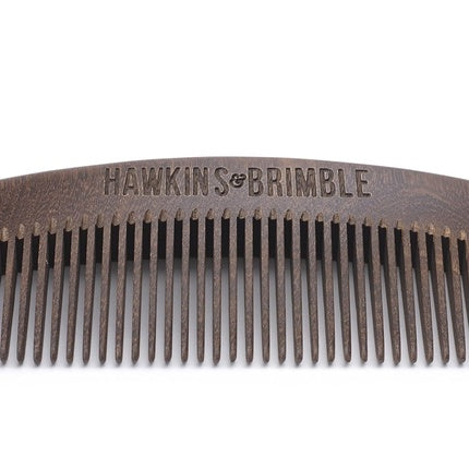 Pieptene Hawkins & Brimble, lemn, maro