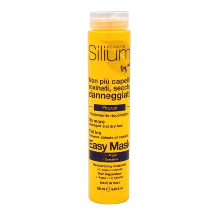 Mască de păr Silium Cosmetici Easy Mask Repair Cheratină & Argan, 250 ml