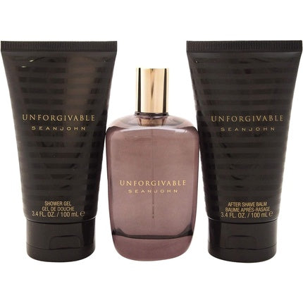 Set Cadou Parfum Sean John Unforgivable, 3 Piese, 100 ml