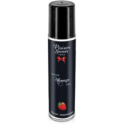 Ulei de masaj, Plaisirs Secrets, căpșuni, 59 ml
