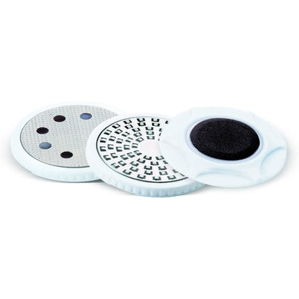 Set pedichiură electric Calypso Beauty Feet, Spontex, 3 accesorii, verde