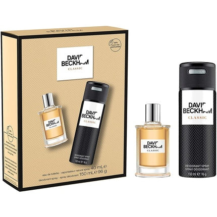 Set cadou, David Beckham, Classic, bej