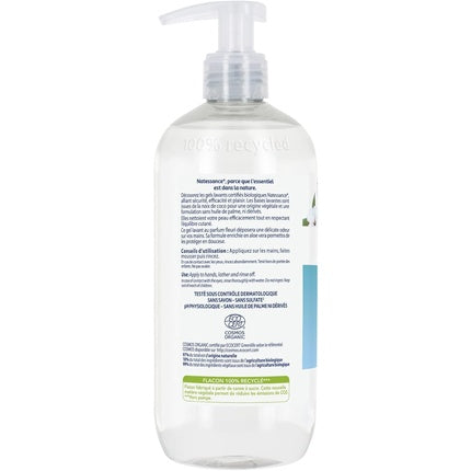 Săpun lichid pentru mâini Natessance, Cotton Flowers Scent Softening, 500ml
