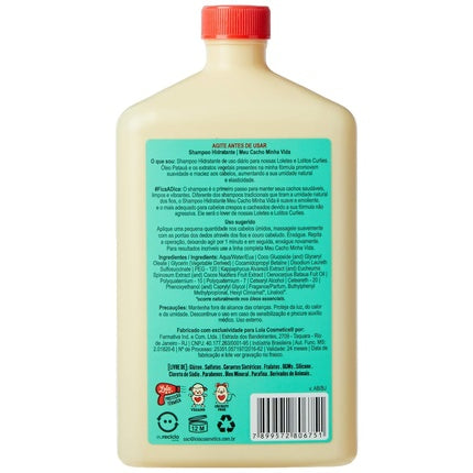 Șampon, Lola, Meu Cacho Minha Vida, 500ml, portocaliu
