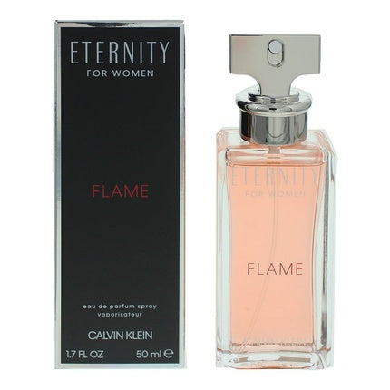 Eau de Parfum Calvin Klein Eternity Flame, culoare roz pal, capacitate 50 ml